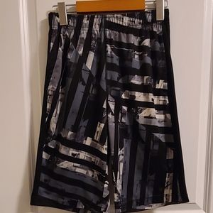 Nike dri-fit black and white basketball shorts